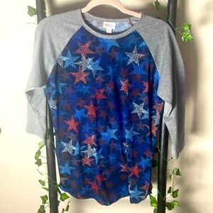 New!! LuLaRoe women’s Star Design Shirt Size Small NWT